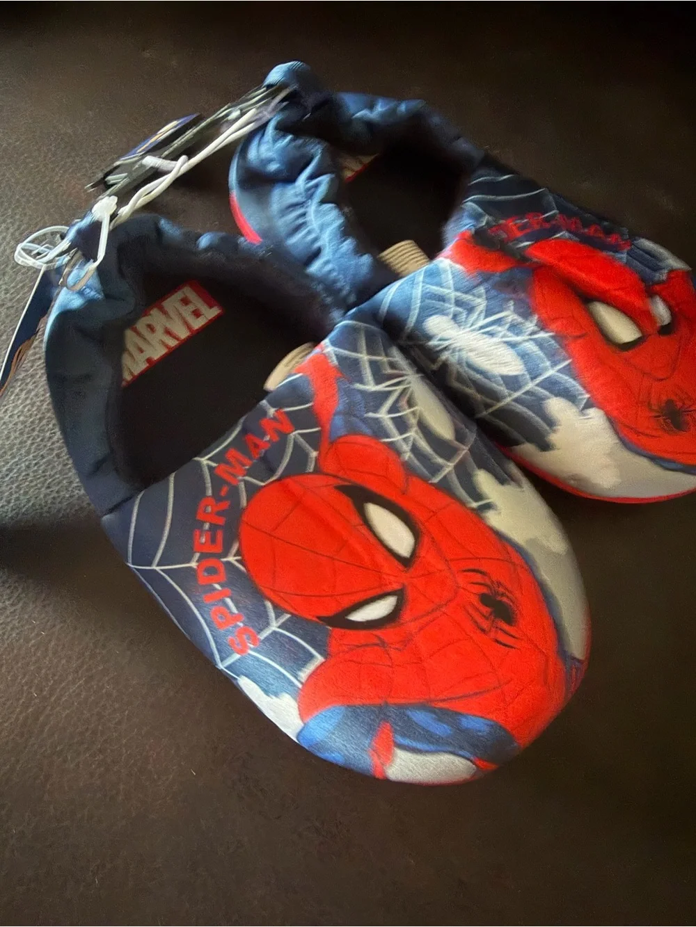 Marvel Spider-Man Blue & Red Kids One-Piece Footies
